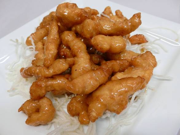 Honey Chicken On Rice蜜糖鸡饭底